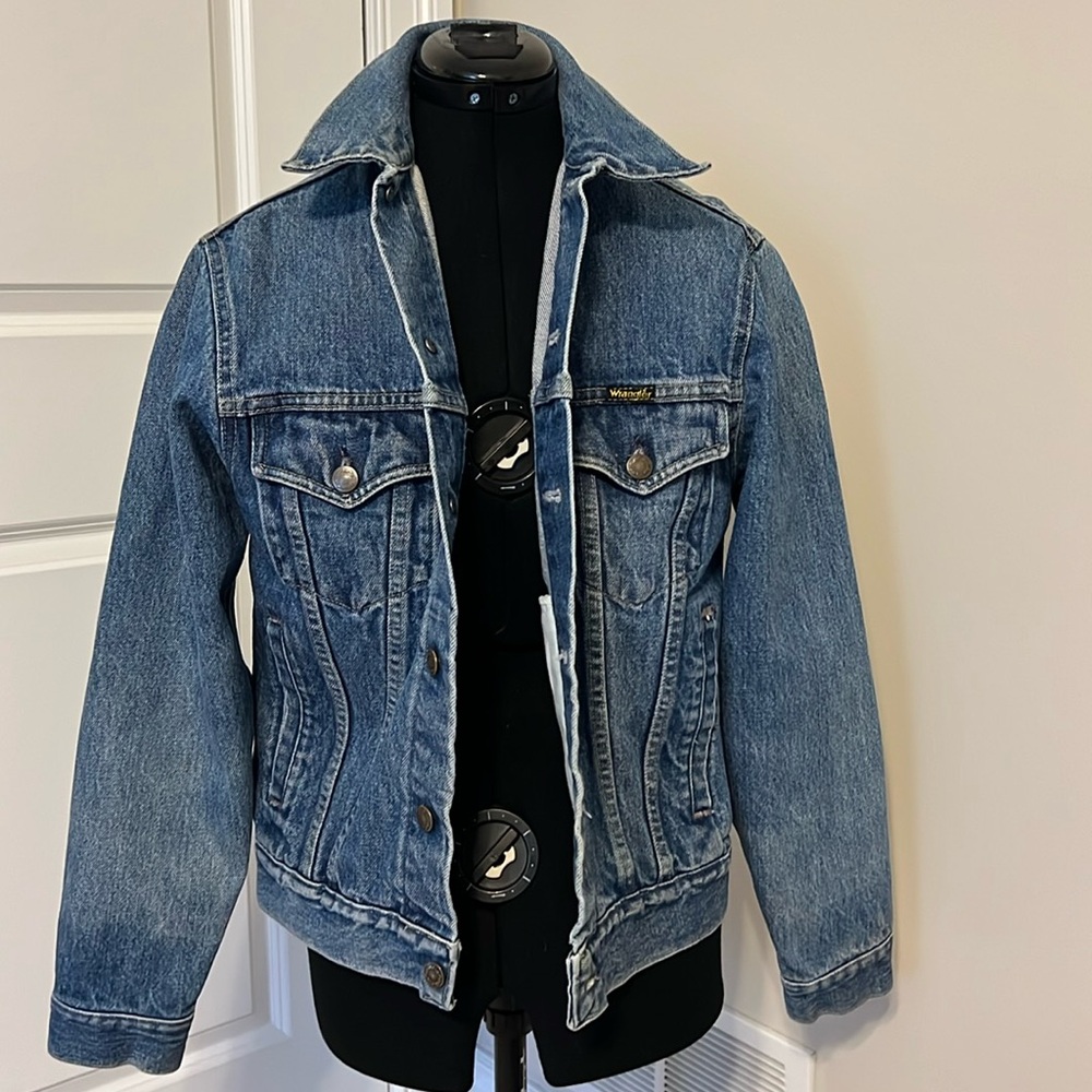 Wrangler Blue Denim Jacket Vintage